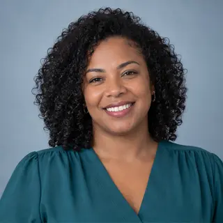 Mariana Souza em uma chamada pelo WhatsApp