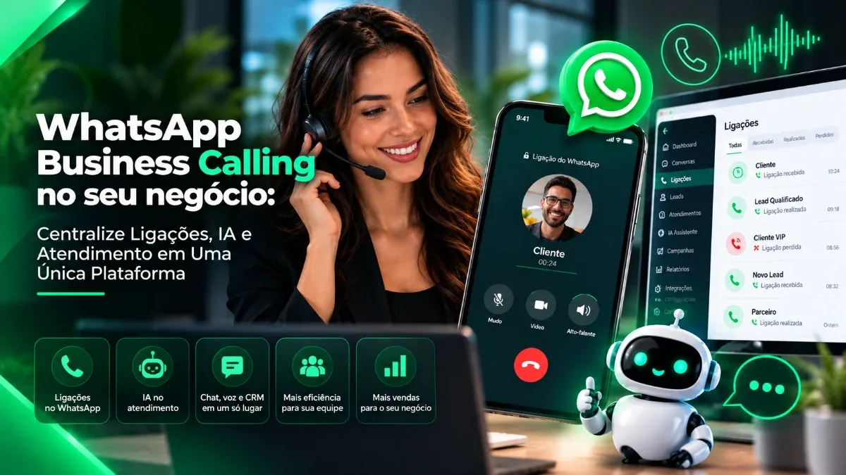 WhatsApp Business Calling no Zapibot: Centralize Ligações, IA e Atendimento em Uma Única Plataforma